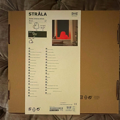 Vintage ikea stråla - ikea, red