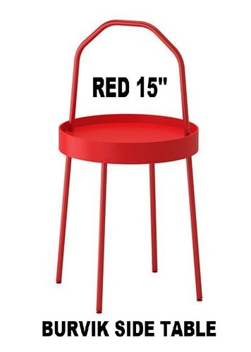 Ikea burvik side table steel - ikea,