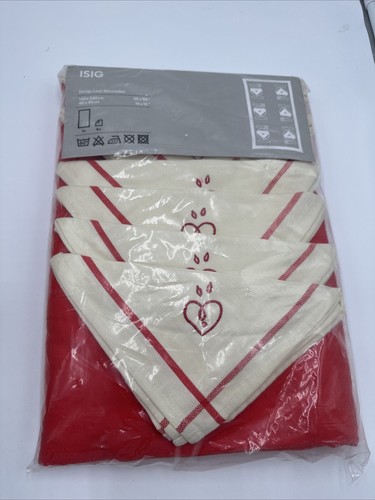 Ikea isig table cloth napkin - ikea,
