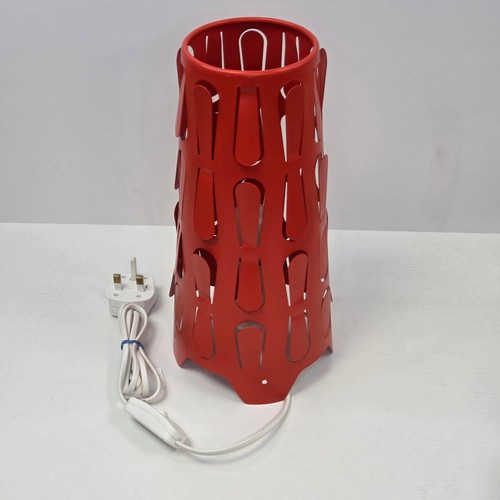 Ikea kajuta red metal table - metal,