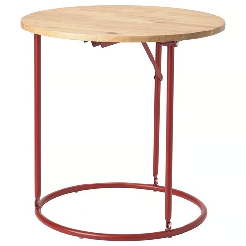 Ikea red folding side - ikea,